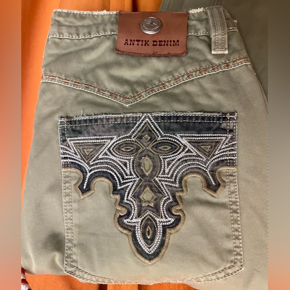 Antik Denim Moss Green Pants - Picture 2 of 10